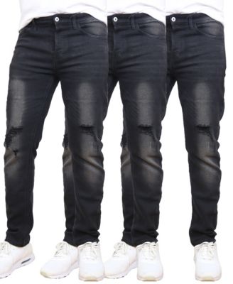 Men's 3-Pack Stretch Ripped Jeans