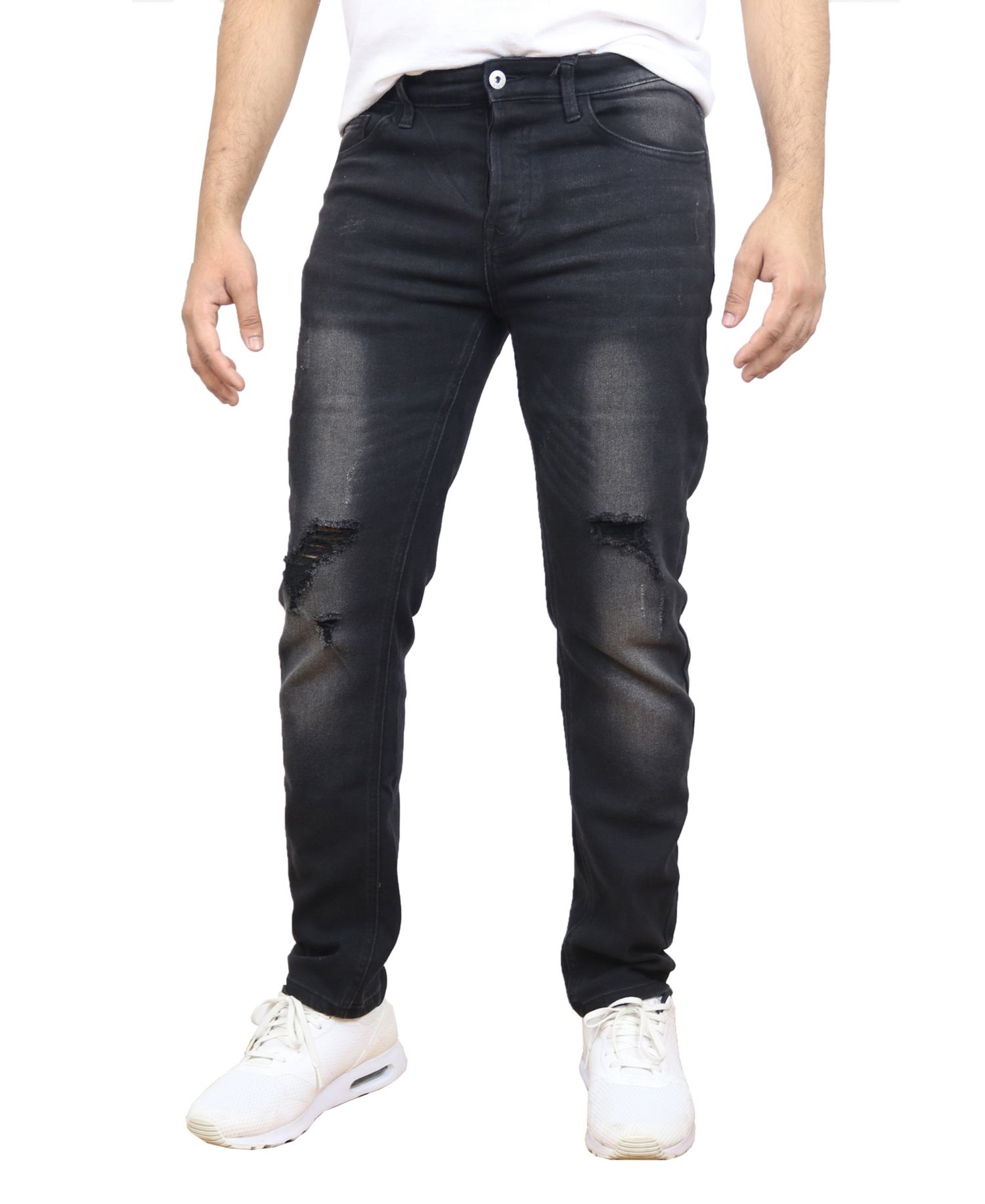 Men's Stretch Ripped Jeans