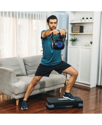 BalanceFrom Kettlebell Fitness Exercise Weights, Set of 3, 10, 15, and 20 Pounds