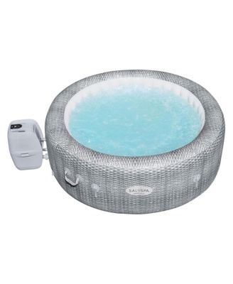 SaluSpa Honolulu AirJet Inflatable Hot Tub with 140 Soothing Jets, Gray