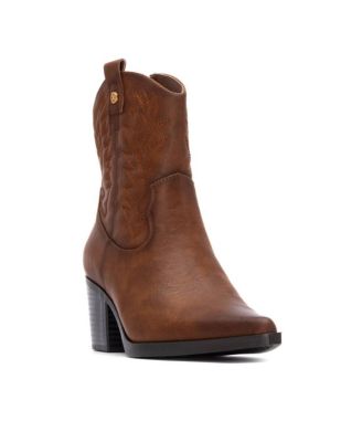 Women's Embroidered Italian Western Booties By XTI