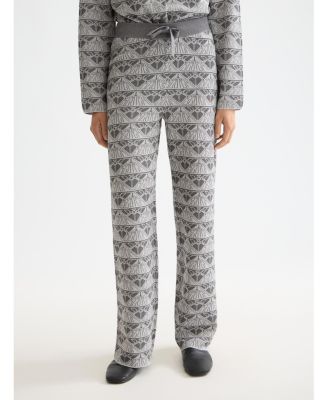 Women's Monogram Jacquard Knitted Trouser