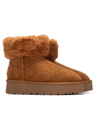 Women's Comfort Ankle Suede Booties By XTI