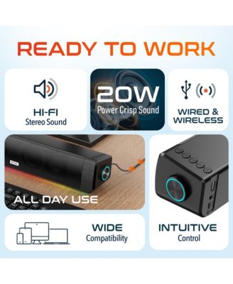 SB200 Bluetooth Soundbar, 20W, 10Hrs Playtime (DSB200)