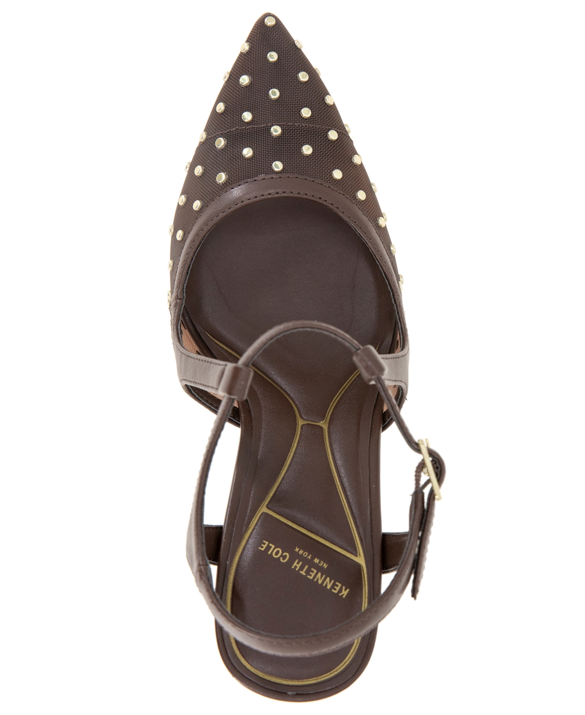 Kenneth Cole New York Women's Romi Ankle Sling Back Pumps In Brown