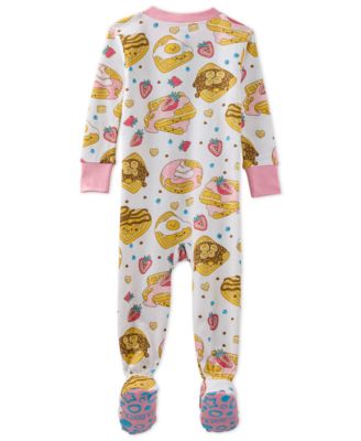 Baby Girls Cruz Cotton Snug-Fit Footed Pajamas