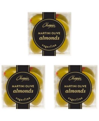 Martini Olive Candy Almonds, 3 Piece