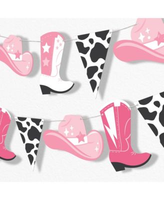 Rodeo Garland Banner, 30 Feet of Cord, 15 Double-Sided