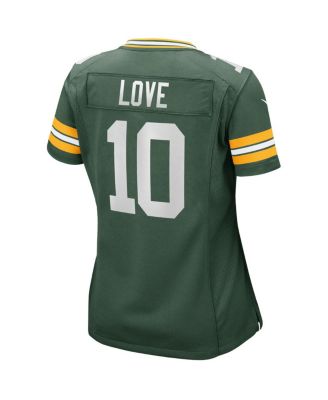 Women's Jordan Love Green Green Bay Packers Game Jersey