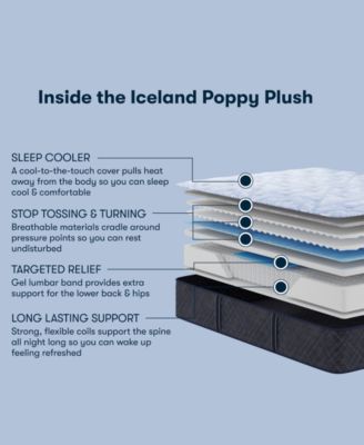 Perfect Sleeper Iceland Poppy 13" Plush Tight Top Mattress, King