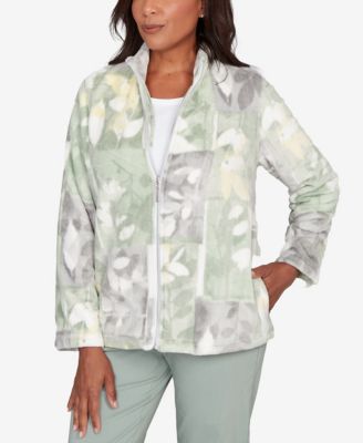 Stockbridge Leaf Patchwork Cozy Knit Jacket