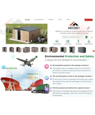 12'x10' Outdoor Storage Shed