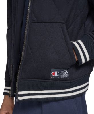 Men's Wool Blend Quilted Jacket