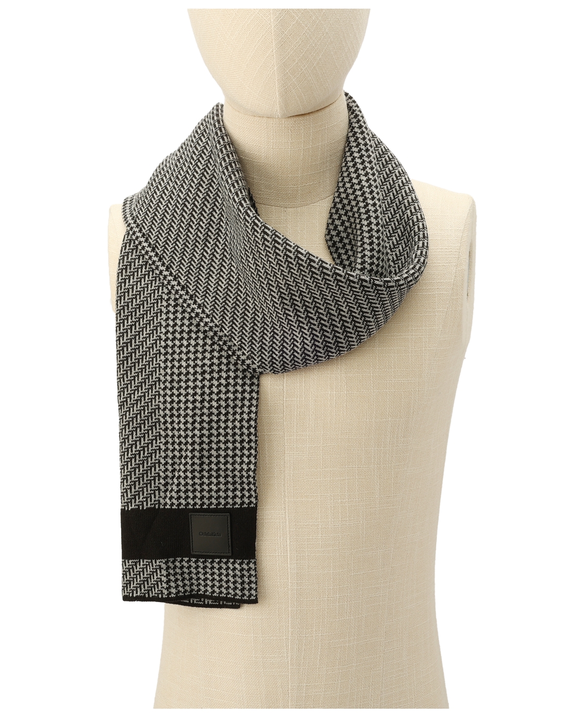Calvin Klein Men's Mixed Pattern Scarf