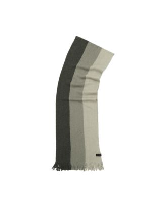 Men's Gradient Stripe Raschel Scarf