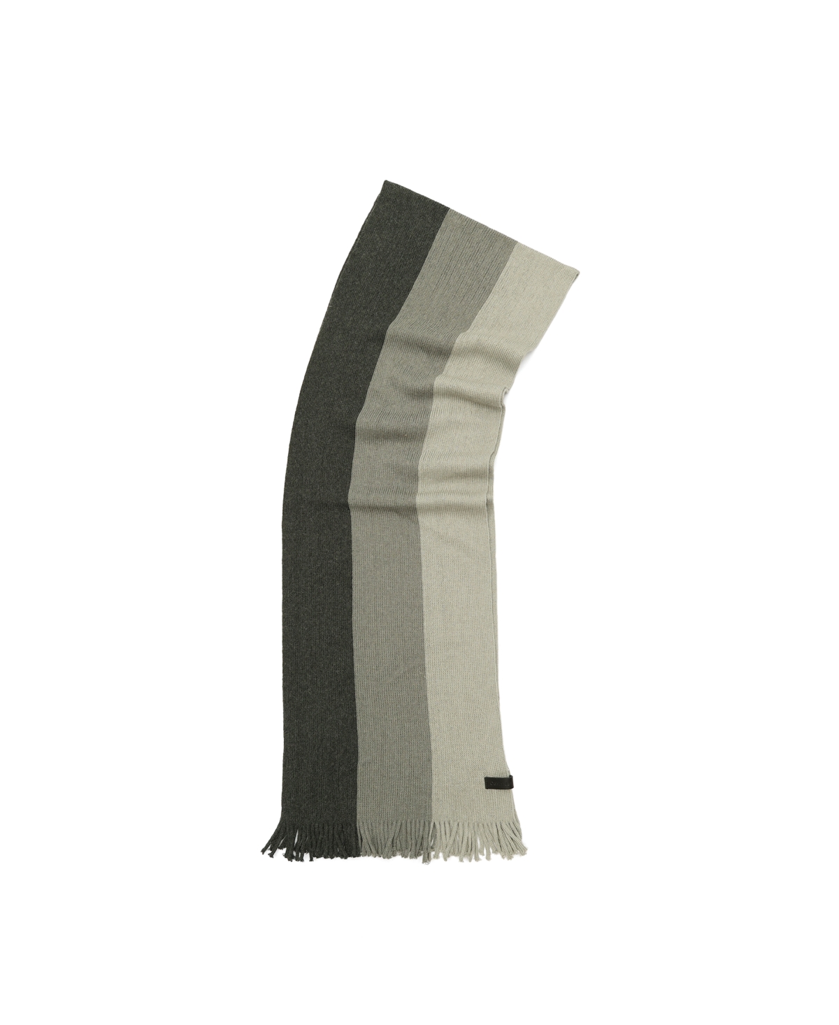 Calvin Klein Men's Gradient Stripe Raschel Scarf In Gray