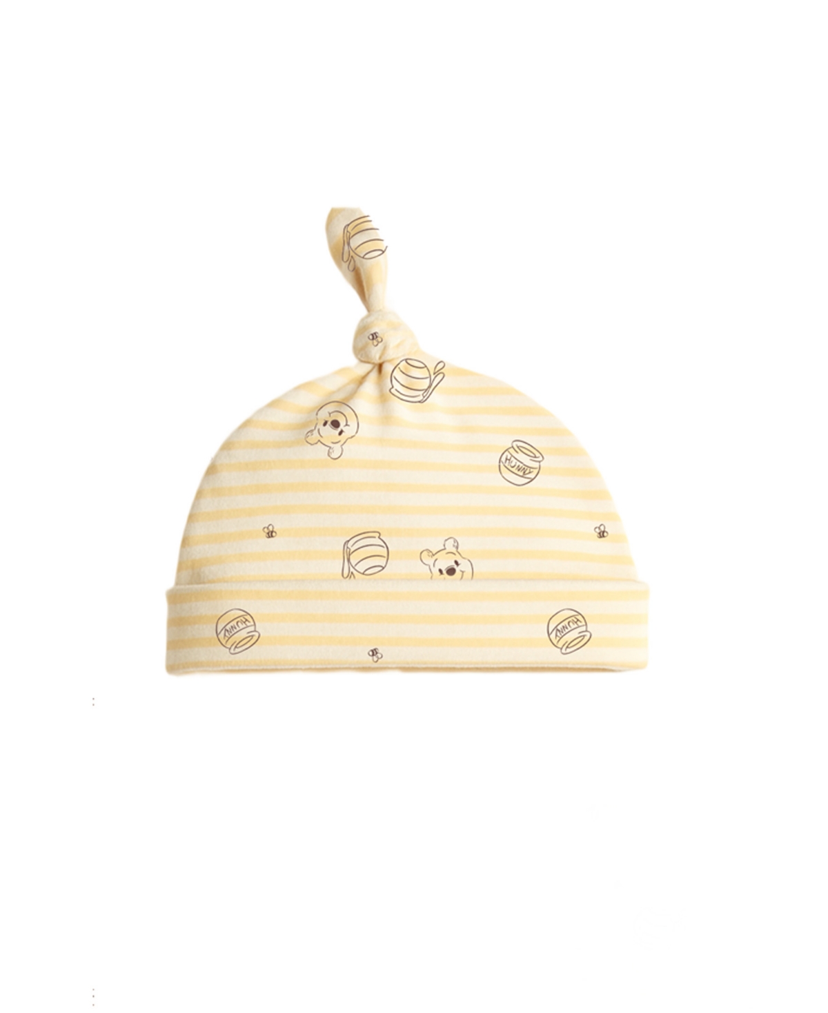 Disney Baby Boys Or Baby Girls 3-piece Pooh Bodysuit, Hat, And Pants Set In Neutral