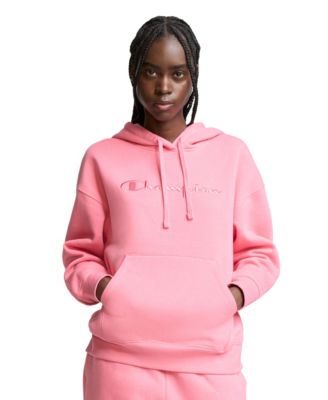 Champion - Women's Tonal Script Freshman Powerblend Long Sleeve Hoodie