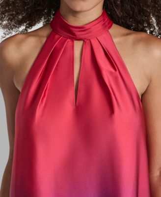 Women's Sleeveless Keyhole Shift Dress