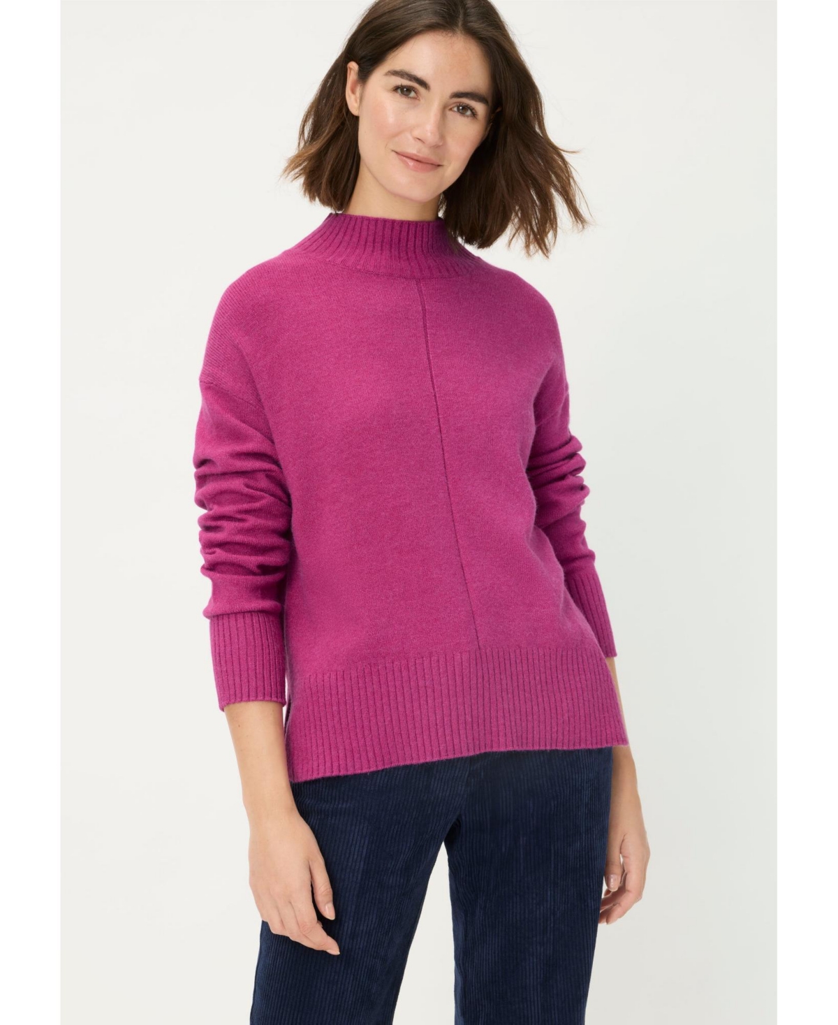 Olsen Women's Solid Mock Neck