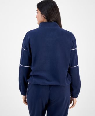 Juniors' Los Angeles Quarter-Zip Fleece Top