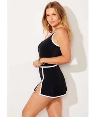 Women's Two-Piece Convertible Maillot Swimdress