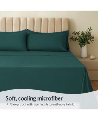 3-PC Silky Soft Cooling Deep Pocket Sheet Set, TwinXL