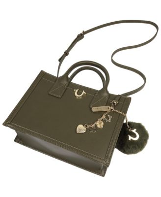 Pom Dangle Modern Tote