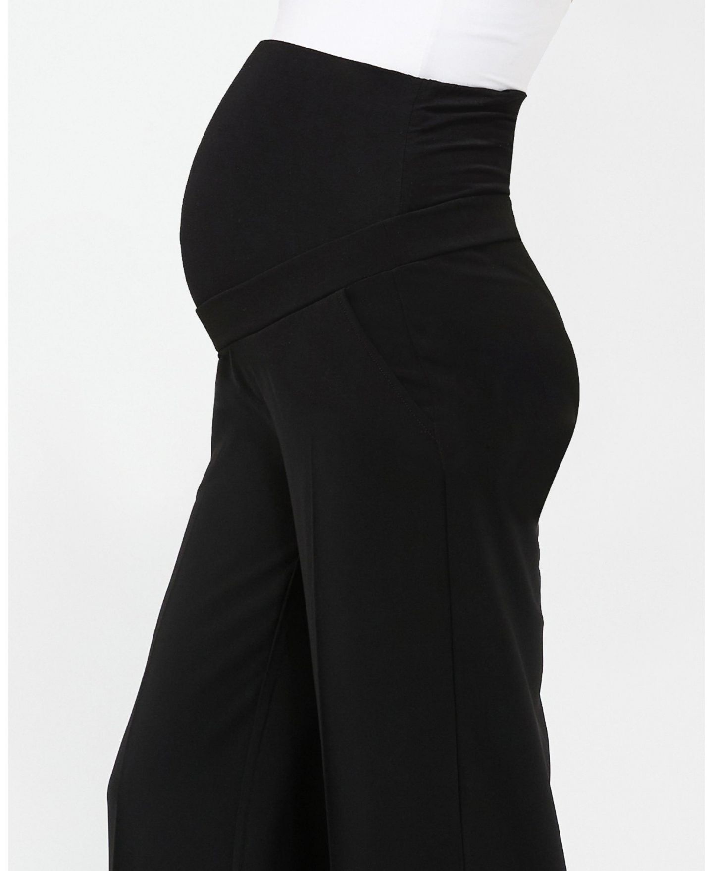 Женские брюки Ripe Maternity Maternity Alexa Wide Leg Pant, цвет: Чёрный — фото 6