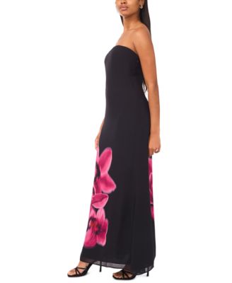 Women's Strapless Maxi Dress
