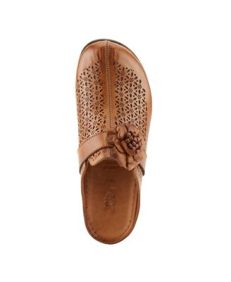 Lilybean Open Back with Genuine Leather Upper