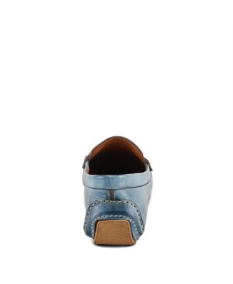 Audette Leather Moccasins with Removable Insole and Penny Keeper