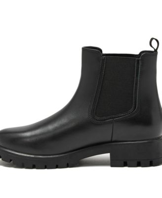 Women's Wide Width Classic Leather Chelsea Boots