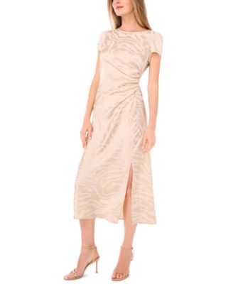 Vince Camuto - Women's Crewneck Short Sleeve Dress