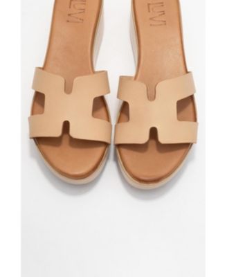 Lia Leather Platform Sandal (Women)