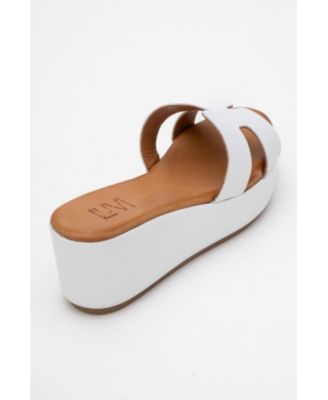 Lia Leather Platform Sandal (Women)