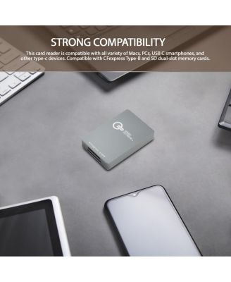 CEA-M Series TOUGH 960GB CFexpress Type-A Memory Card, 2-Pack, Bundle with USB-C CFexpress Type-A and SD UHS-II Card Reader