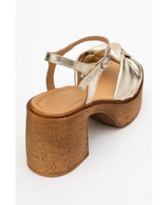 Tily Platform Wedge Leather Sandal (Women)