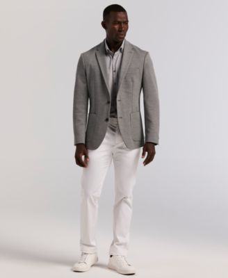 Men's Single Breasted Textured Blazer Jacket