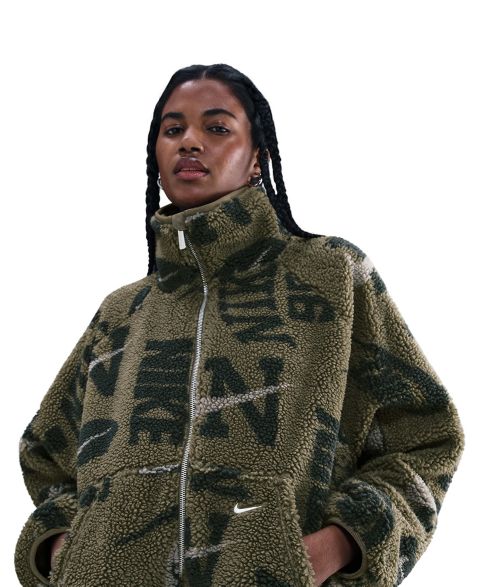 Женские куртки Nike Women's Street High-Pile Long Sleeve Jacket