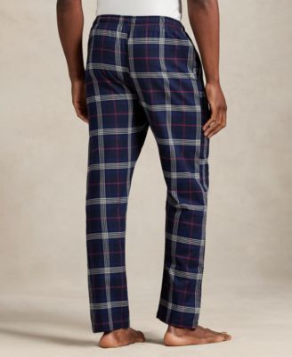 Men's Flannel Single-Button Fly Pajama Pants