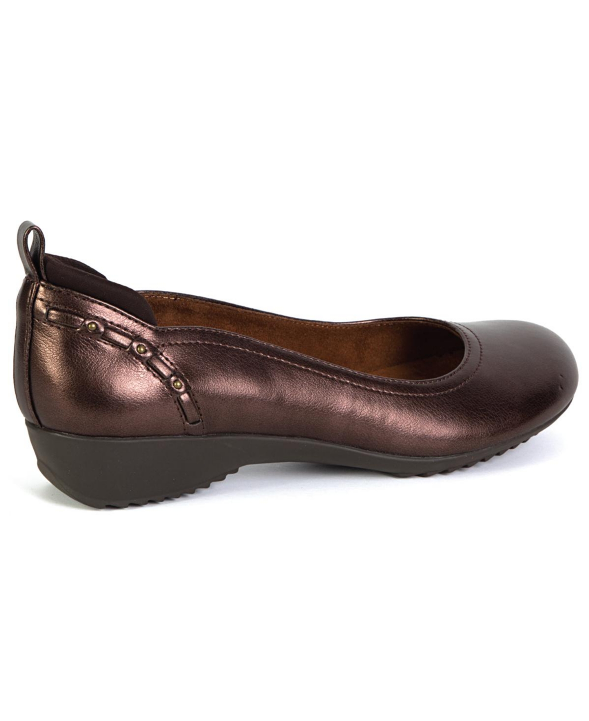 Jbu Women's Vivian Round Toe Flats In Brown