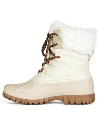 Women's Camden Lace Up Faux Fur Cold Weather Boots