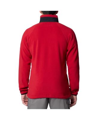 Men's Cardinal Arkansas Razorbacks Flanker IV Fleece Raglan Full-Zip Jacket