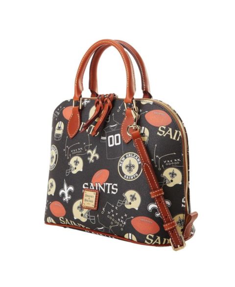 Женская сумка Dooney & Bourke New Orleans Saints Game Day Zip Satchel