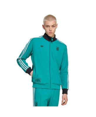 Men's Green Liverpool Terrace Icons Full-Zip Track Jacket