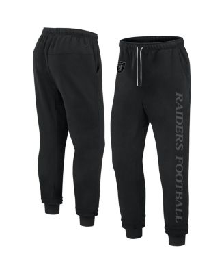 Fanatics - Men's and Women's Black Las Vegas Raiders Elements Phenom Fleece Jogger Pants