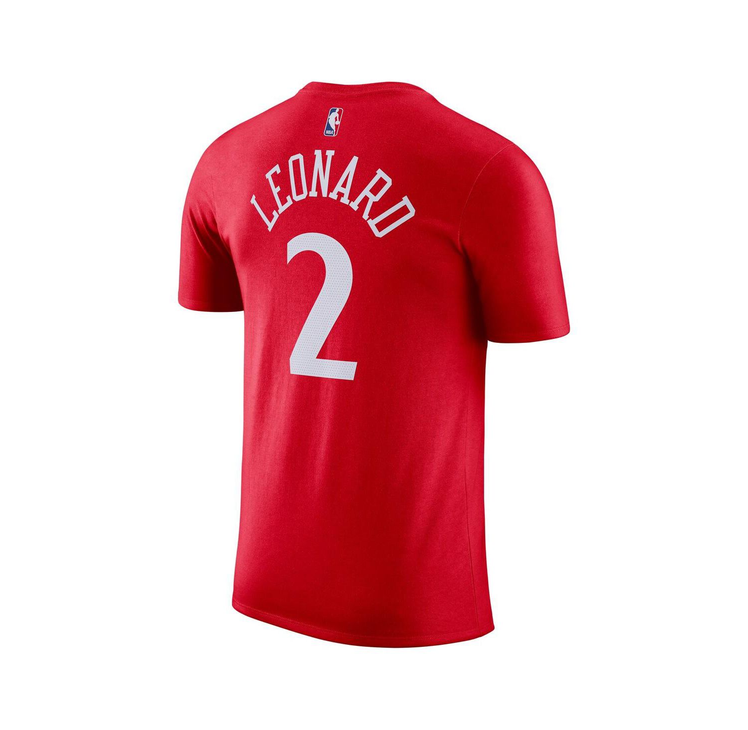 Men's Kawhi Leonard Red LA Clippers Statement Edition Name & Number T-Shirt