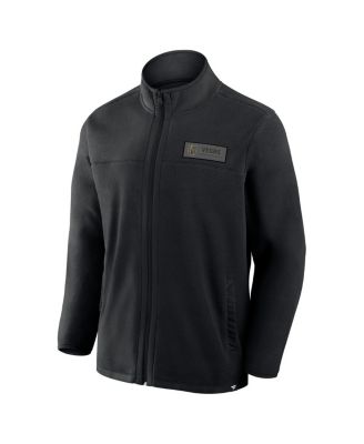 Men's Black Vegas Golden Knights Home Ice Fleece Full-Zip Jacket