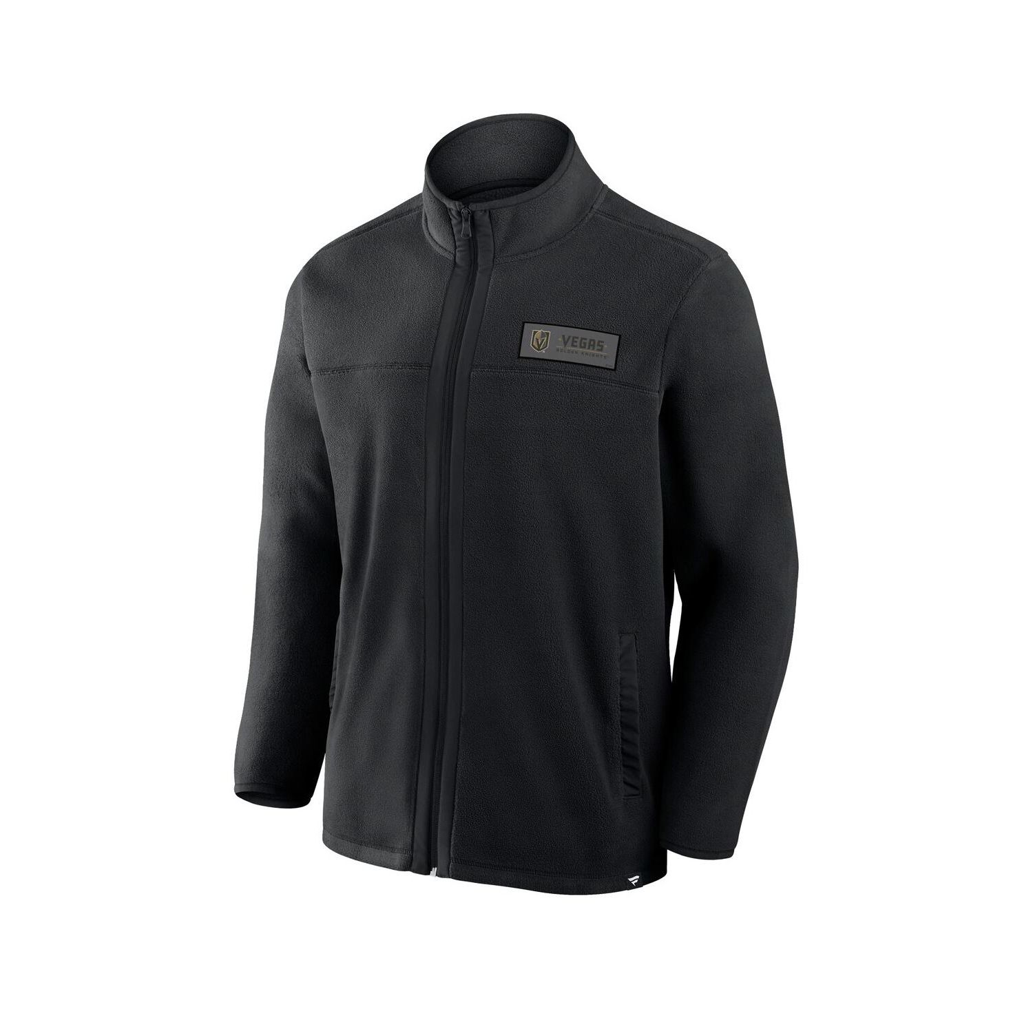 Men's Black Vegas Golden Knights Home Ice Fleece Full-Zip Jacket